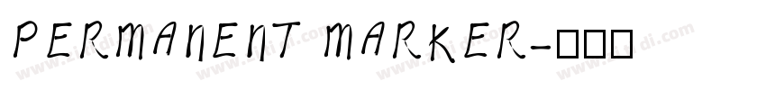 PERMANENT MARKER字体转换